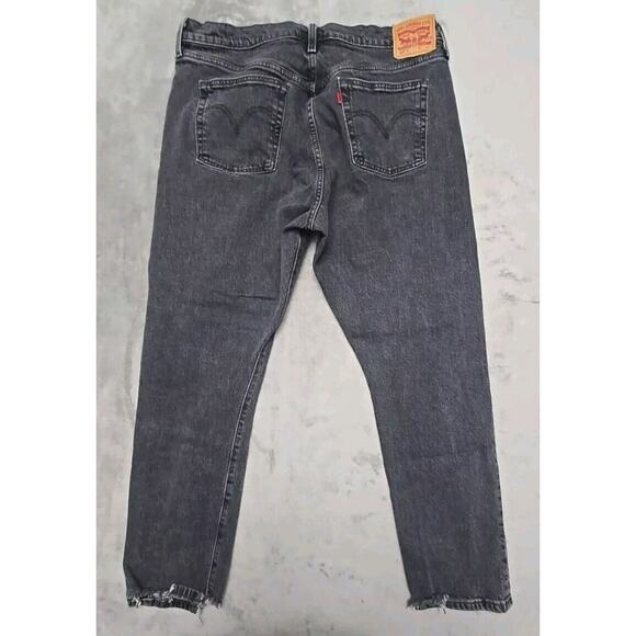 Levi's 501 S xx Mens Black Broken In Denim Jeans 34 X 28, See Photos, Read - Picture 7 of 11